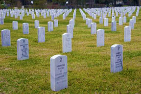 National Cemetery in Biloxi, Mississippi.