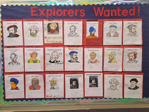 Wanted Poster Project - New World Explorers